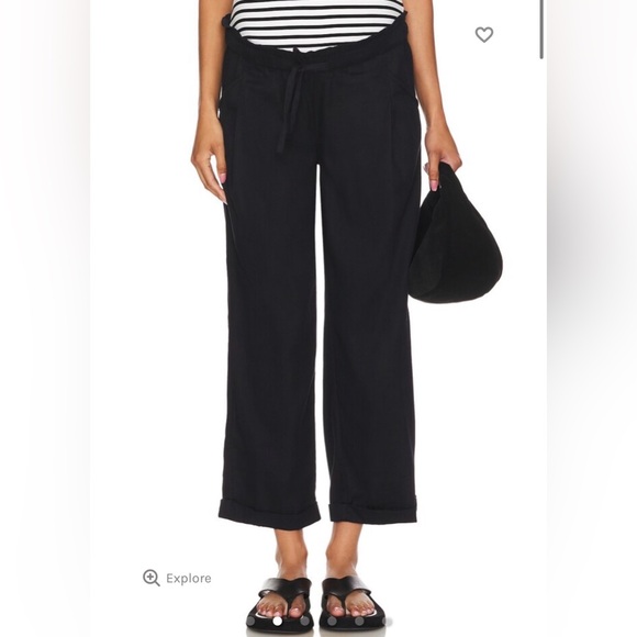 NWT HATCH Maternity The Jude Pant Black Size Large 10/12 - Picture 2 of 13